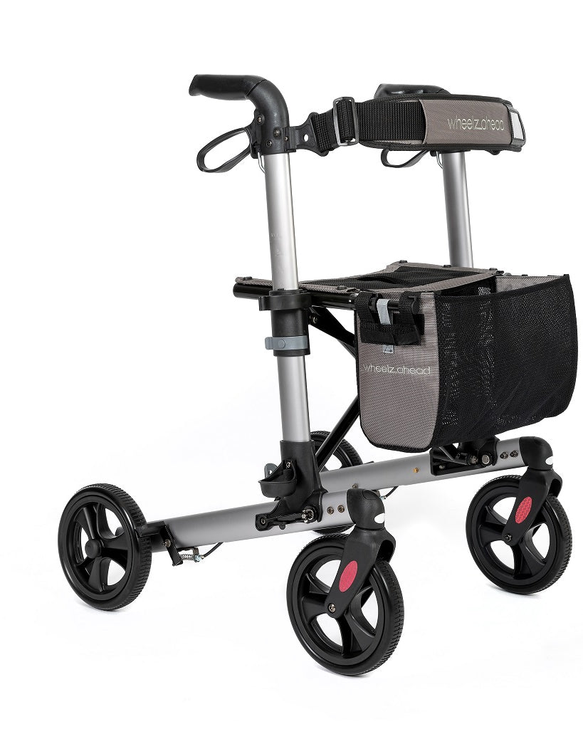 Rollator Track grijs <135 kg - TotaalThuisZorg
