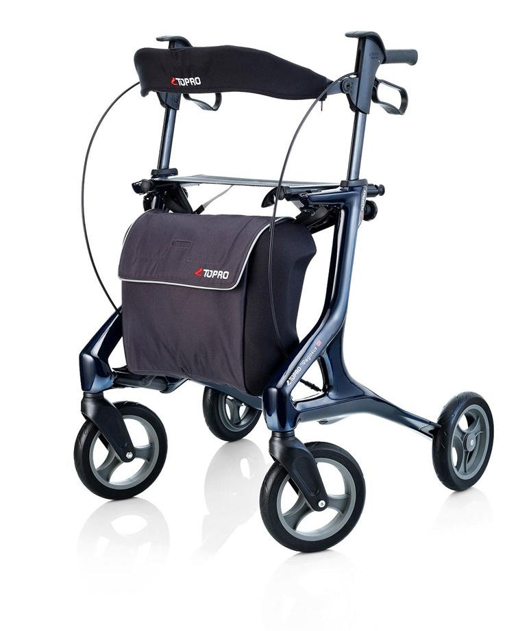 Rollator Topro Pegasus incl rugsteun blauw - TotaalThuisZorg