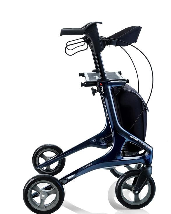 Rollator Topro Pegasus incl rugsteun blauw - TotaalThuisZorg