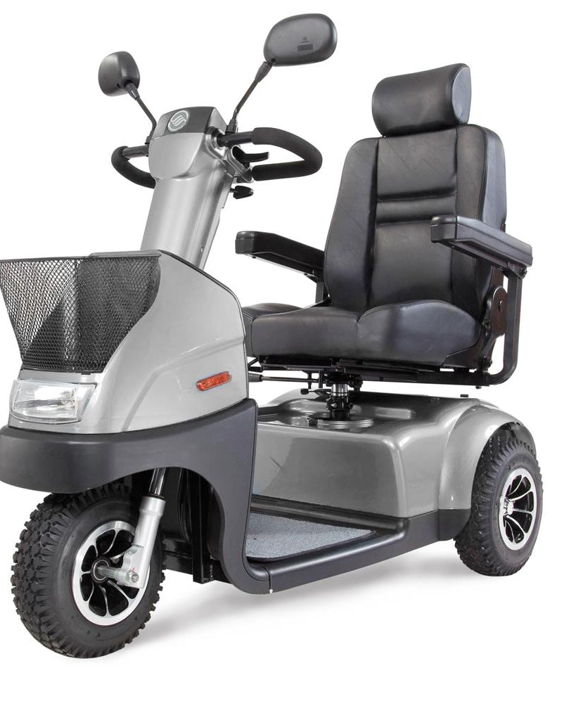 Scootmobiel Breeze C3  zilver incl accu's 50 AH & lader - TotaalThuisZorg
