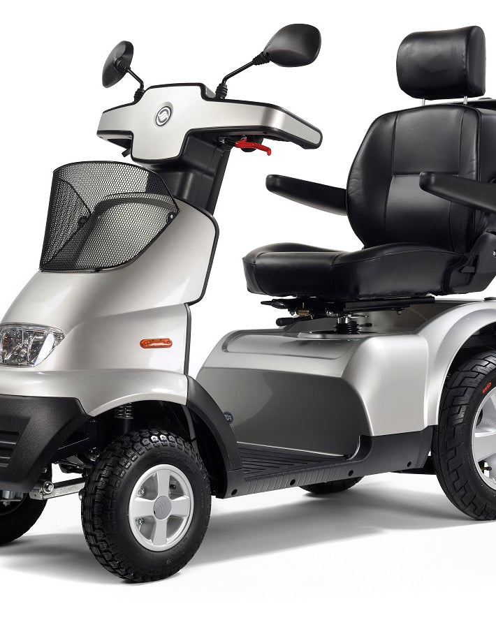 Scootmobiel Breeze S4 zilver incl accu's 80 AH & lader - TotaalThuisZorg