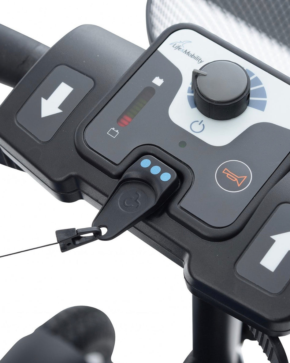 Opvouwbare scootmobiel Life en Mobility Vivo - TotaalThuisZorg