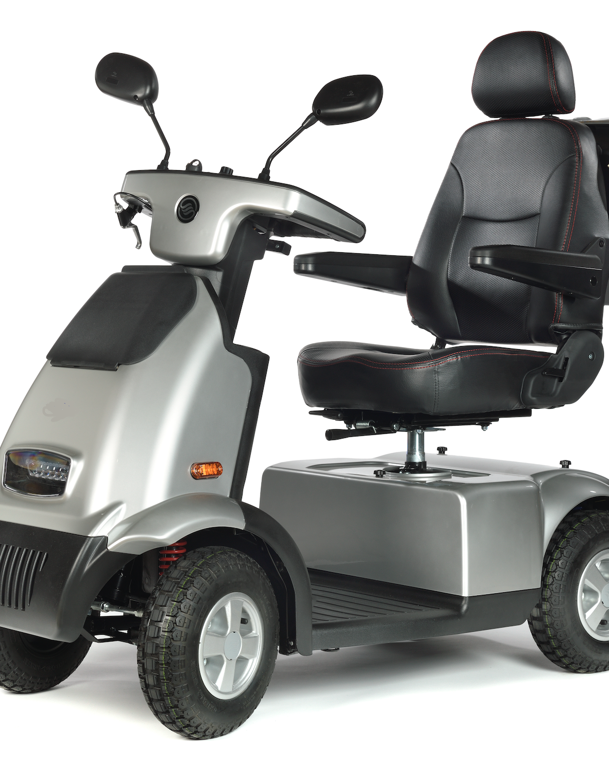 Scootmobiel Breeze C4 Plus zilver incl accu's 50 AH & lader - TotaalThuisZorg