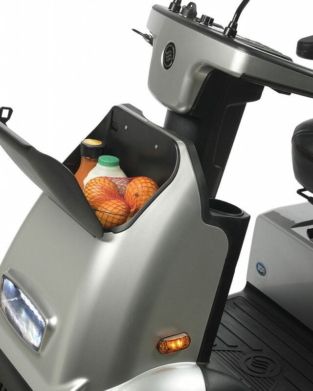 Scootmobiel Breeze C4 Plus zilver incl accu's 50 AH & lader - TotaalThuisZorg
