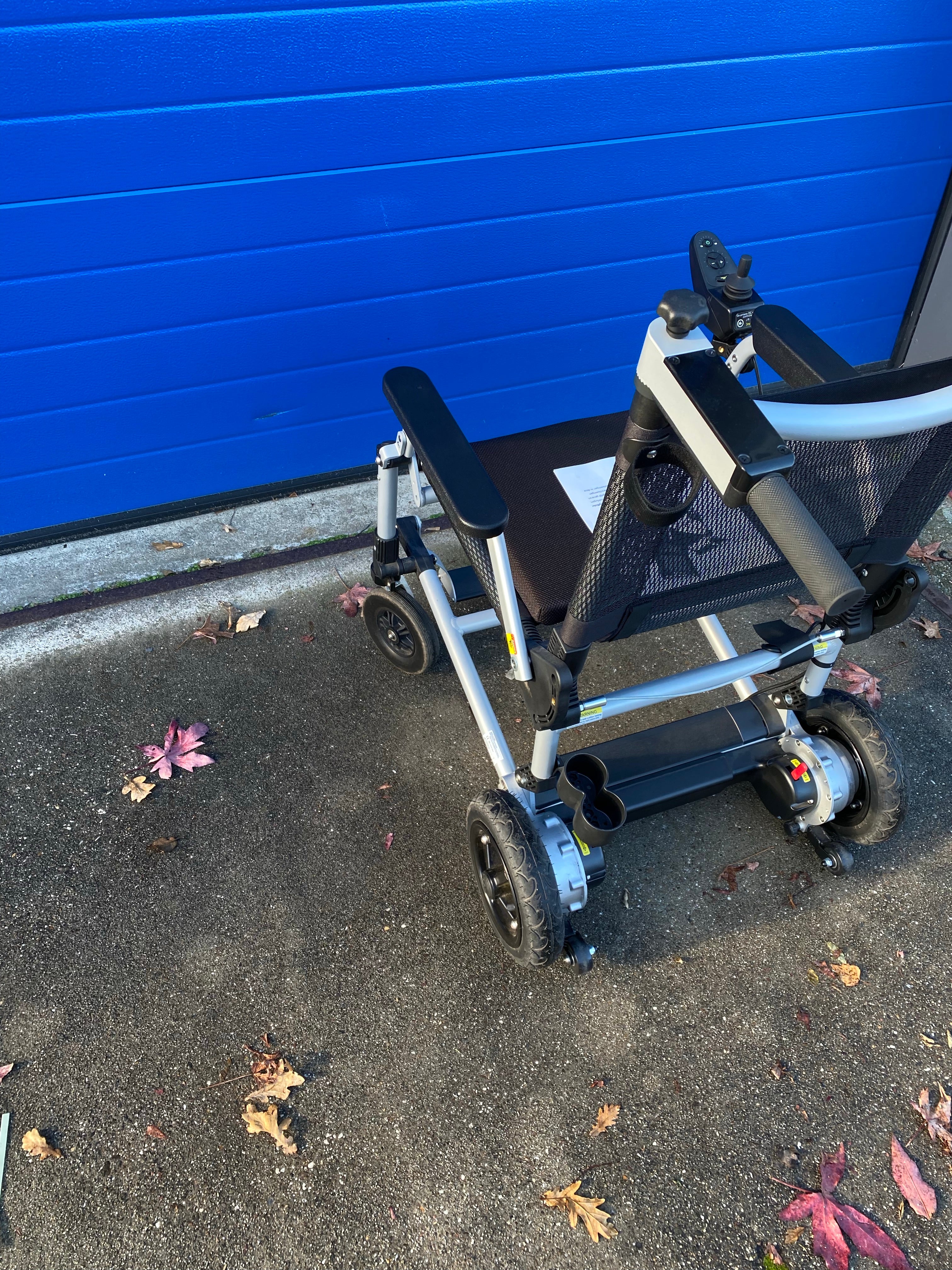 Opvouwbare Elektrische rolstoel Joyrider - TotaalThuisZorg