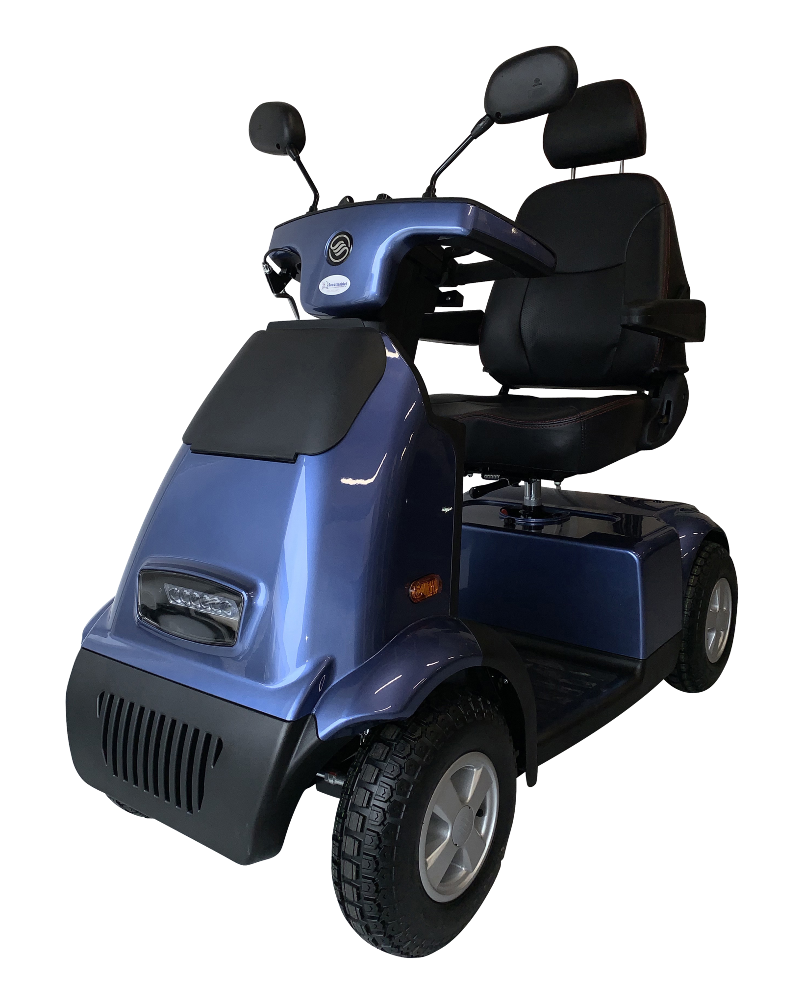 Scootmobiel Breeze C4 Plus zilver incl accu's 50 AH & lader - TotaalThuisZorg