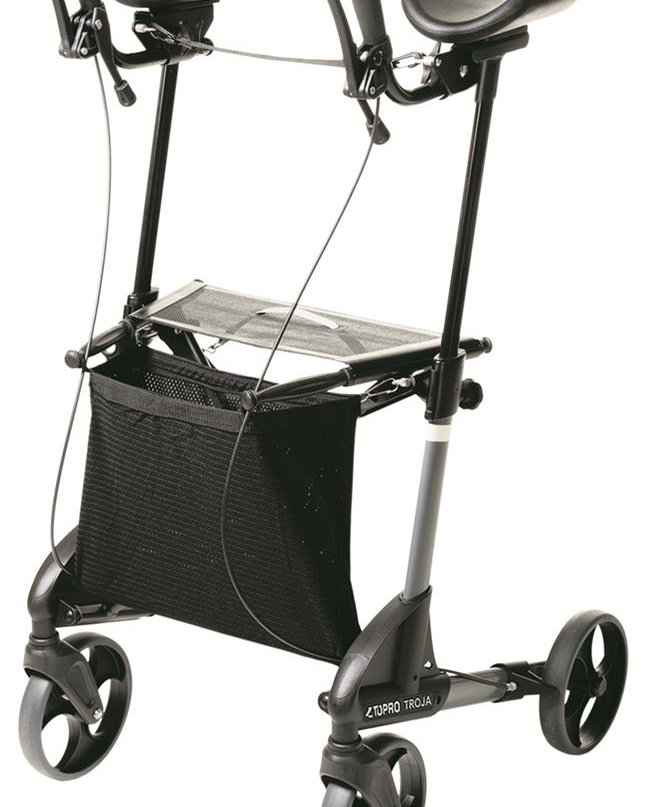 Rollator Topro Troja Classic Walker onderarmschaal mt M grijs < 135 kg - TotaalThuisZorg