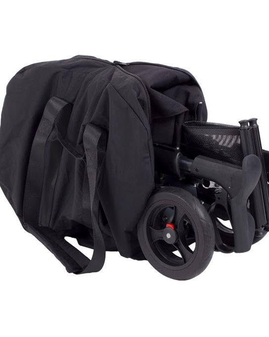 Rollator Topro Odysse incl vervoertas marine blauw 150-200 cm < 150 kg - TotaalThuisZorg