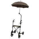 Parolla II paraplu incl montagesteun tbv rollator zwart - TotaalThuisZorg