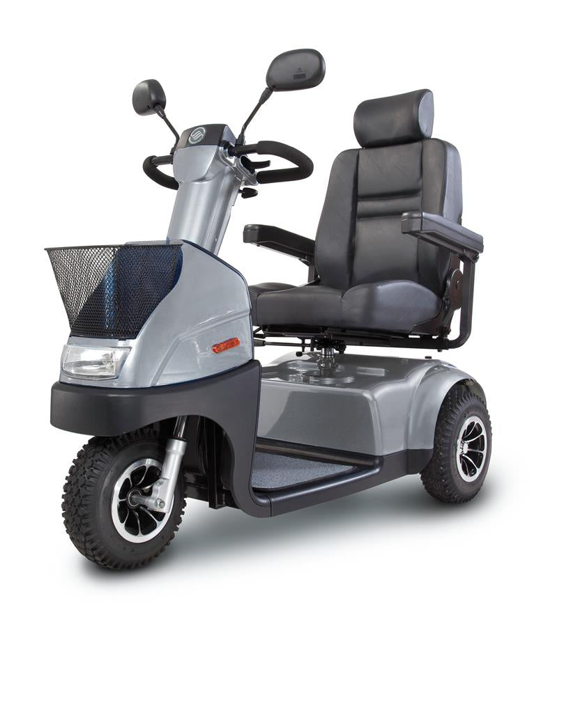 Scootmobiel Breeze C3 zilver incl accu's 80 AH & lader - TotaalThuisZorg