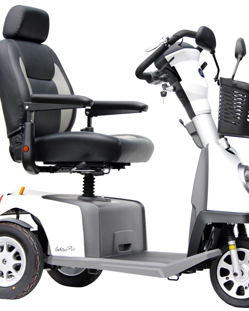 Scootmobiel Excel Galaxy Plus 3 salt white incl accu's & acculader - TotaalThuisZorg