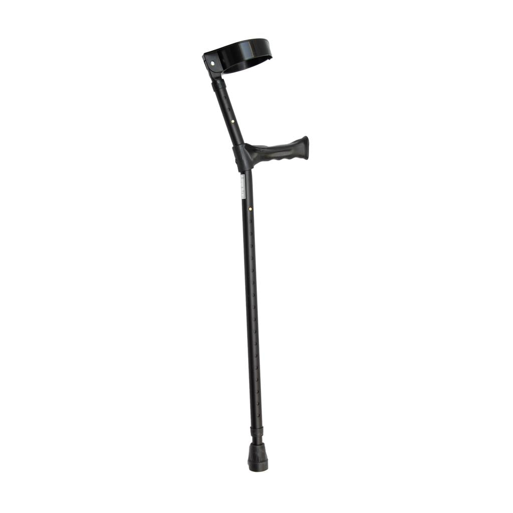 Reumakruk gesloten manchet  zwart < 160 kg per paar - TotaalThuisZorg