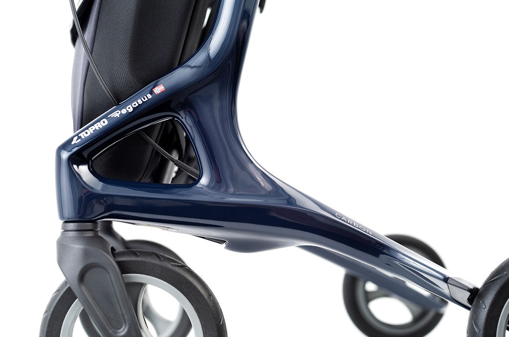 Rollator Topro Pegasus incl rugsteun blauw - TotaalThuisZorg