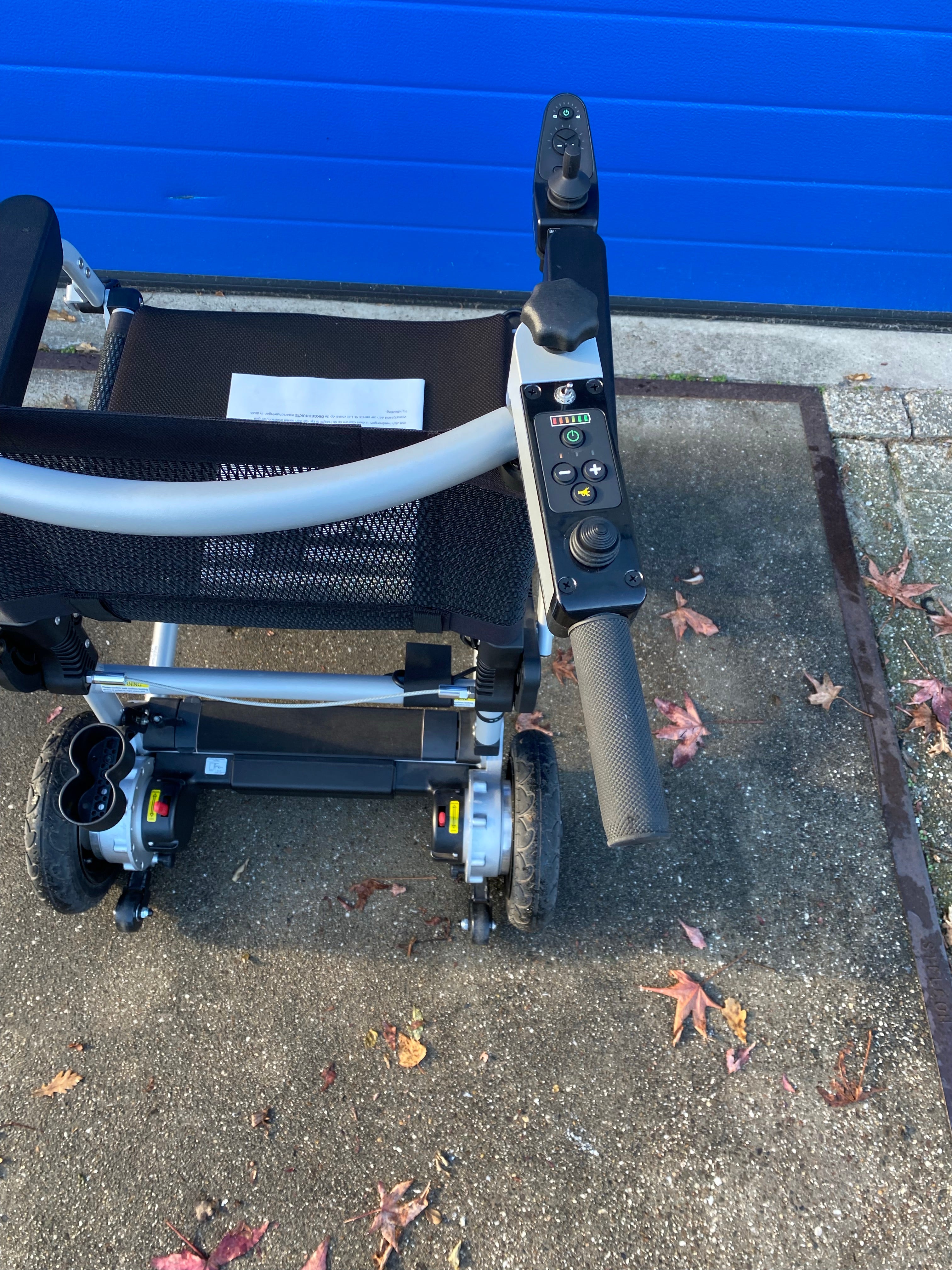 Opvouwbare Elektrische rolstoel Joyrider - TotaalThuisZorg