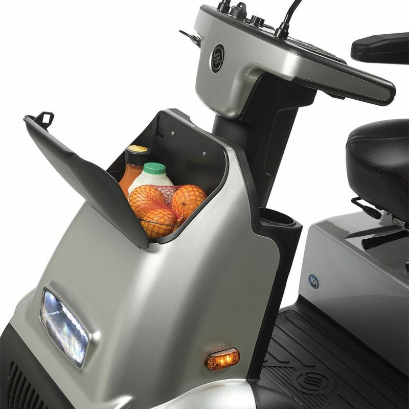 Scootmobiel Breeze C4 Plus zilver incl accu's 50 AH & lader - TotaalThuisZorg