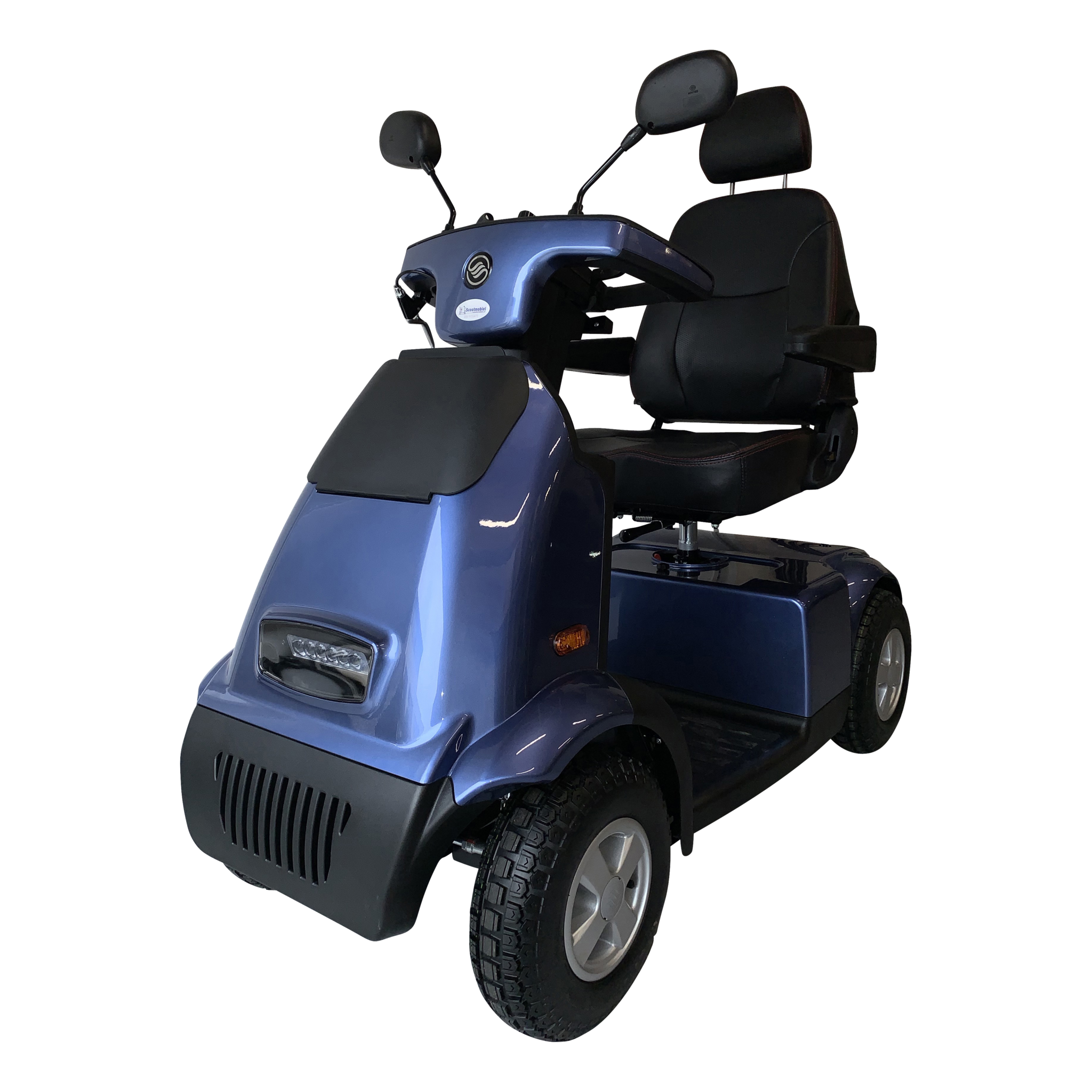 Scootmobiel Breeze C4 Plus zilver incl accu's 50 AH & lader - TotaalThuisZorg