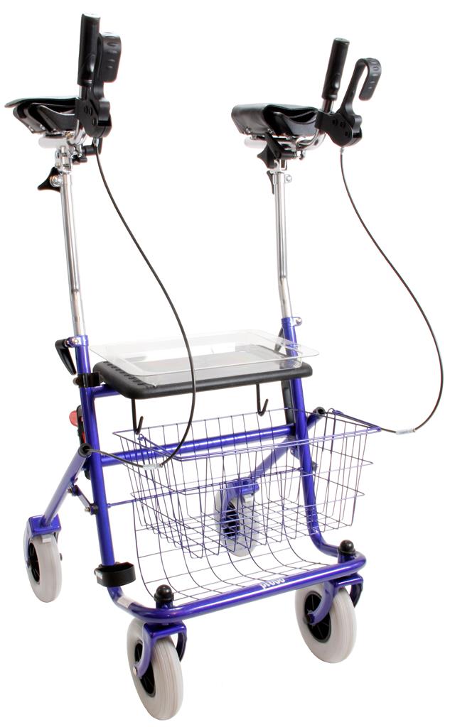 Provo rollator onderarmschaal 55 cm blauw 150 kg - TotaalThuisZorg