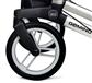Rollator Gemino 60 Walker mt M silver grey 135-170 cm - TotaalThuisZorg